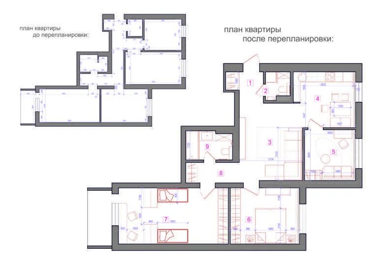 Перепланировка квартиры изменения с 1 апреля. План после перепланировки. Новые планировки квартир. Изменение планировки квартиры. План квартиры до и после перепланировки.