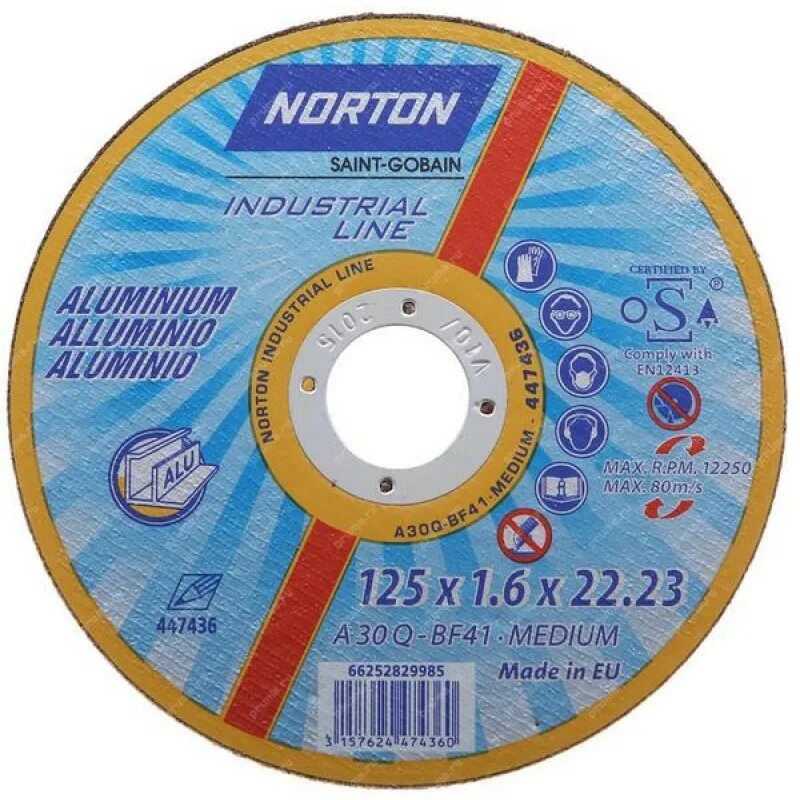 Круг отрезной по металлу dexter, тип 41 125x1x22. Круг отрезной 125 по алюминию алюминию для болгарки. Диск отрезной norton 230мм. Отрезной круг по алюминию cibo 125x1x22,2. Диск по алюминию для болгарки 125.