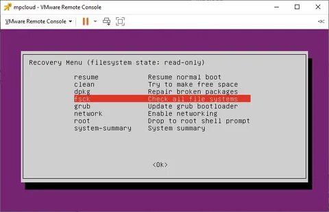 Recovery linux
