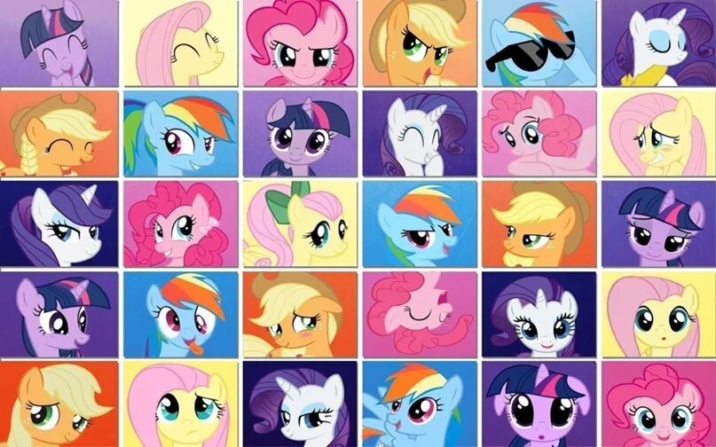 Сколько my little pony. Название всех пони. Пони имена. Имена всех пони из Понивиля. Имена персонажей МЛП.