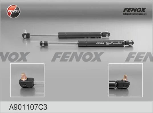 Газовый упор FENOX a901015396a. ВАЗ 1118 газовые упоры. Газовые упоры Фенокс а904007. Амортизатор капота FENOX а901024.