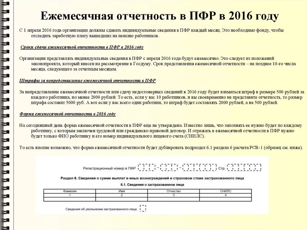 Какие отчеты сдавать по сотрудникам. Отчет ПФР. Отчетность в ПФР. Отчет в пенсионный. Ежемесячный отчет.