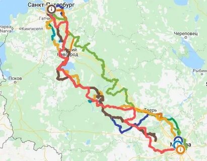 Веломаршрут санкт петербург