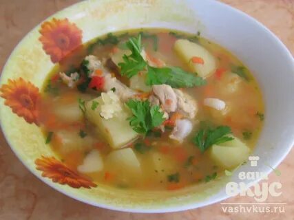 Суп с мясом картошкой перцем