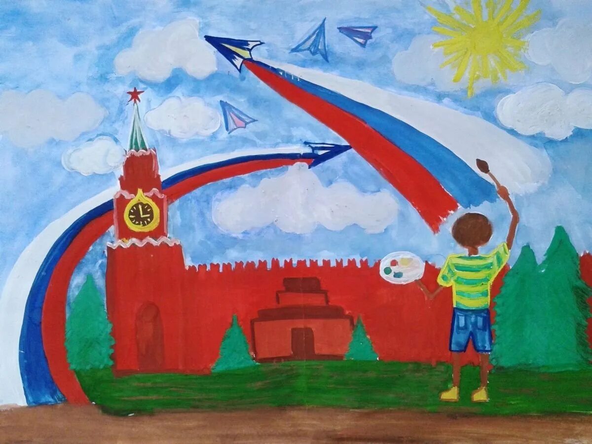 Дети рисуют россию. Рисунок на патриотическую тему. Рисунок на тему Родина. Россия рисунок. Детский рисунок.
