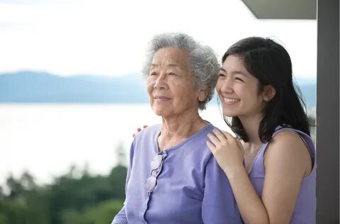Asian old woman