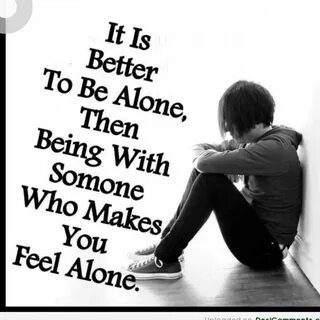 Alone but