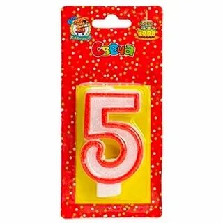 Свечки цифра 5