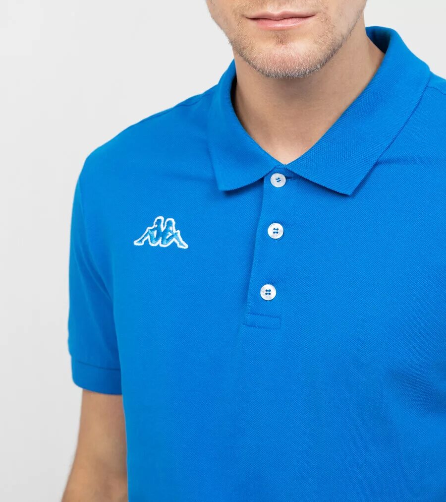 поло на пуговицах