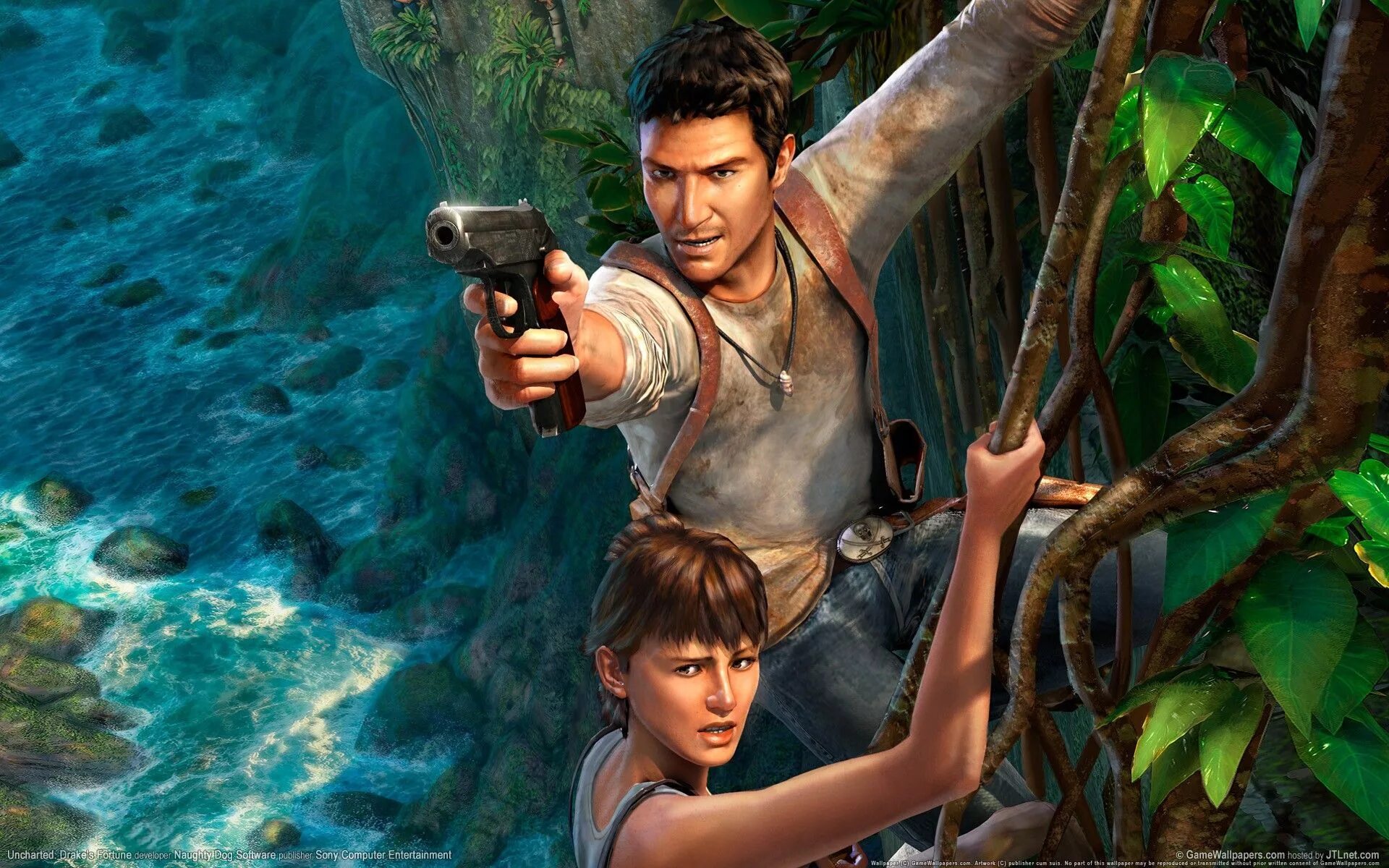 Компьютерные игры для 12 лет. Игра Uncharted 1. Uncharted: Drake s Fortune. Анчартед Дрейк Фортуна. Анчартед 2007.