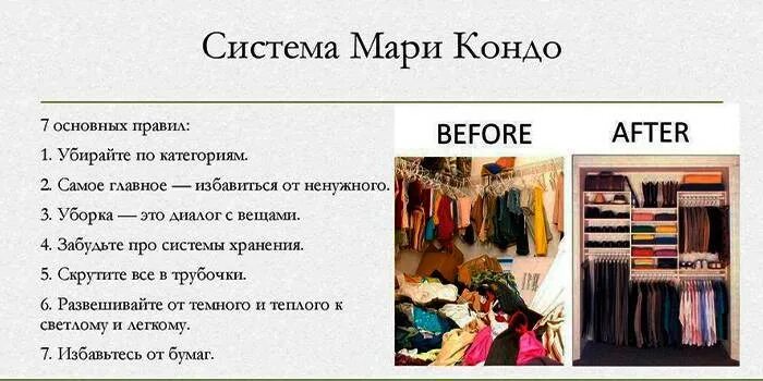 Уборка принципы. Принципы уборки мари кондо. порядок в шкафу. категории вещей в шкафу. принципы магической уборки.