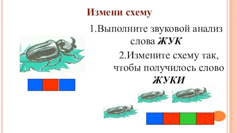 Звуковой анализ слова Жук. Звуковой анализ слова Жук для дошкольников. Звуковой анализ слова Жук схема. Схема звукового анализа. Схема слова песочке