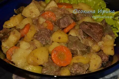 Куриная печень с картошкой на сковороде
