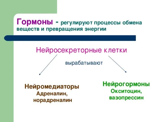 Функции нейрогормона