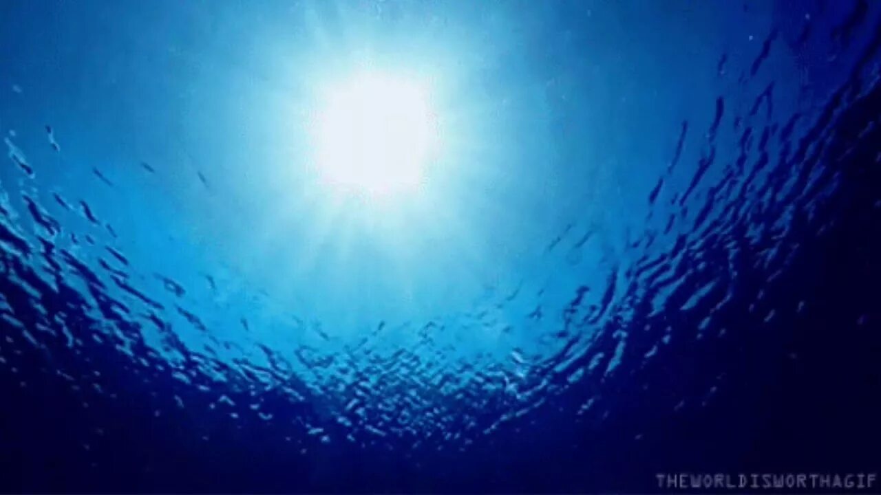 Море под водой. Море глубина. Вода анимация. Под водой гифки. Под водой анимация.
