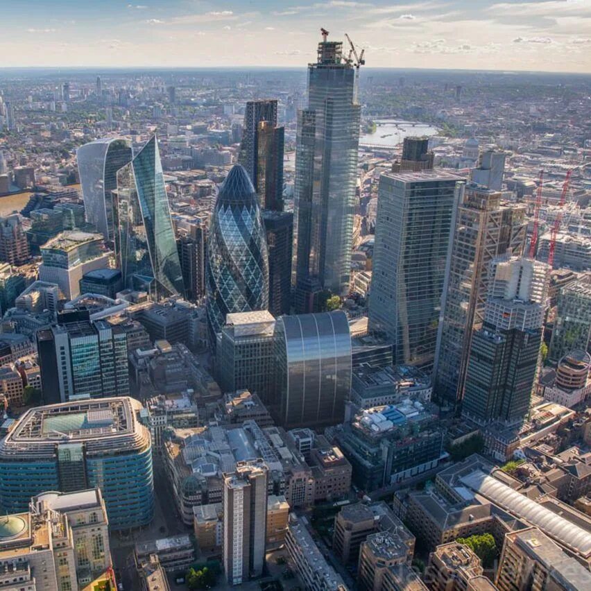 City of London. Деловой центр Лондона. Район Лондонский Сити (City of London). Лондон Сити небоскребы.