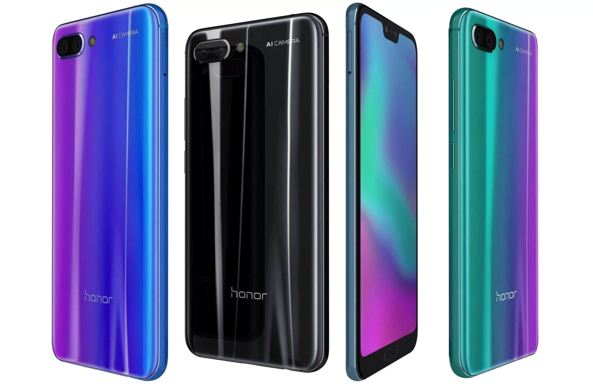 Хонор купить в нижнем новгороде. Хонор 10. Хонор 10 цвета. Honor 10 gt. 3д хонор 10.