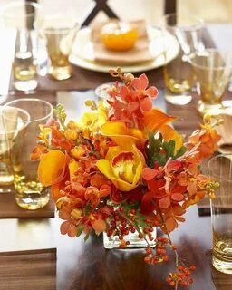 A orange table