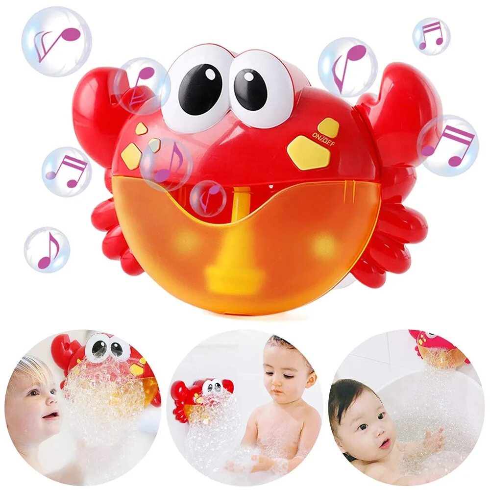 Музыкальный краб. Игрушка для ванной Bubble Crab пузырящийся. Игрушка для ванны с мыльными пузырями Бубль краб. Мыльные пузыри Bubble Toy краб. Игрушка краб для ванной с пузырями.