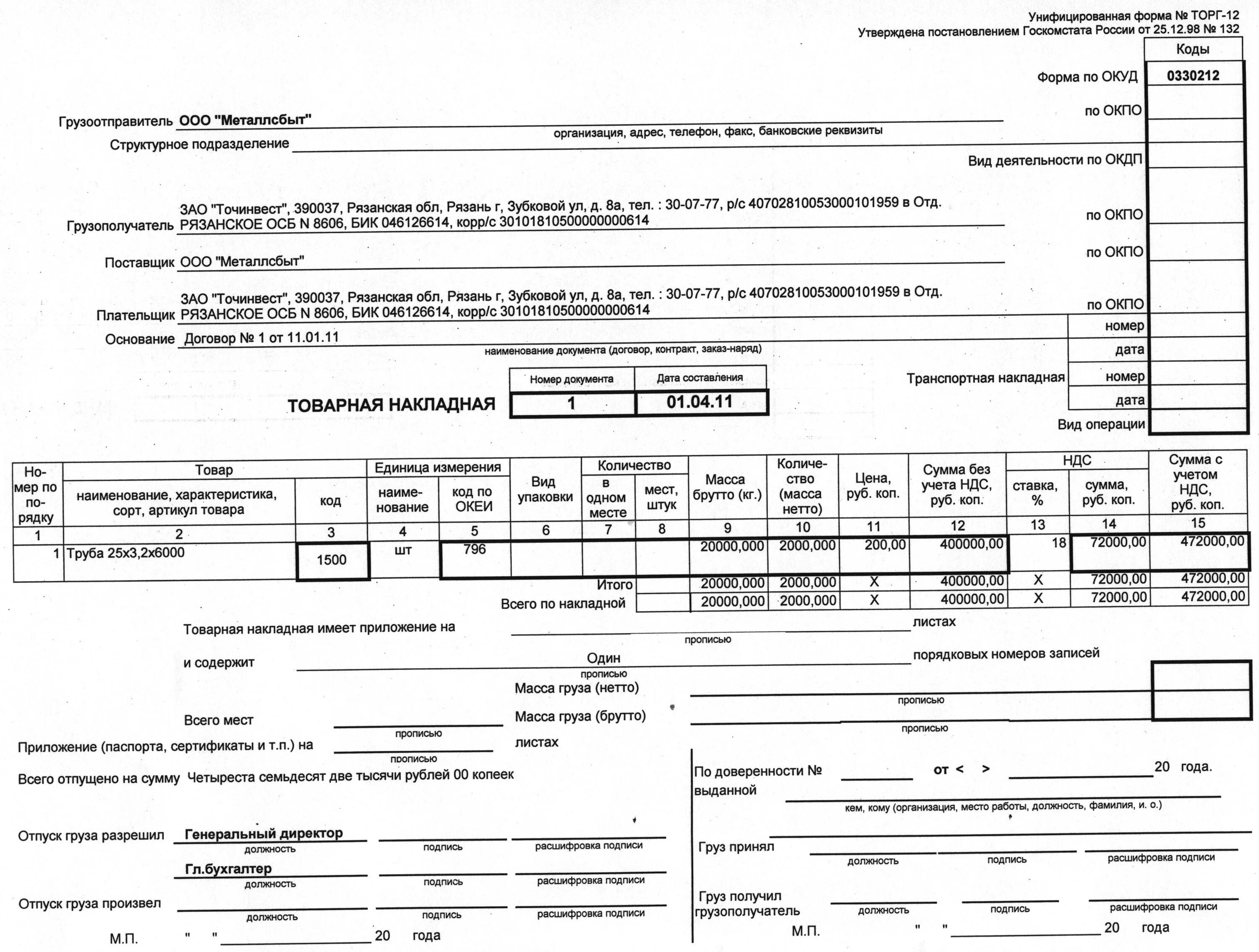 Форма товарной накладной торг-12. Форма накладной торг 12 в эксель. Исправительная накладная торг-12 образец заполнения. Товарная накладная стройматериалы образец.