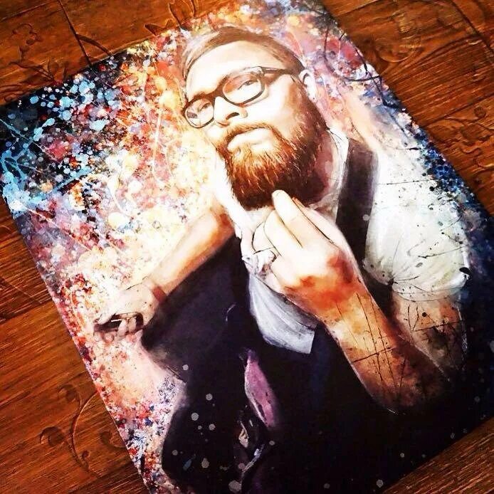 Футуризм акварель. Фотосессия в стиле арт. An artists dream. An artists dream. Девочка рисует на мольберте рисунок.