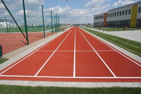 Спортивная дорожка на стадионе