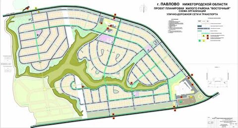 Карта города павлово нижегородской