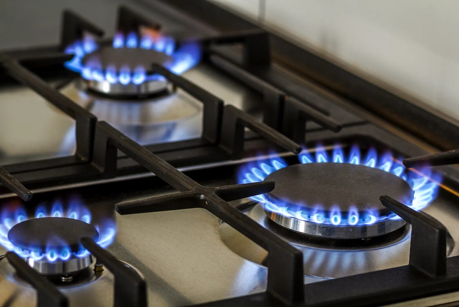 Огонь газовой плиты. Газовая конфорка. конфорка для газовой плиты. что такое камфорка в газовых плитах. газовая плита.