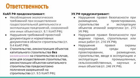 Обязанность коап
