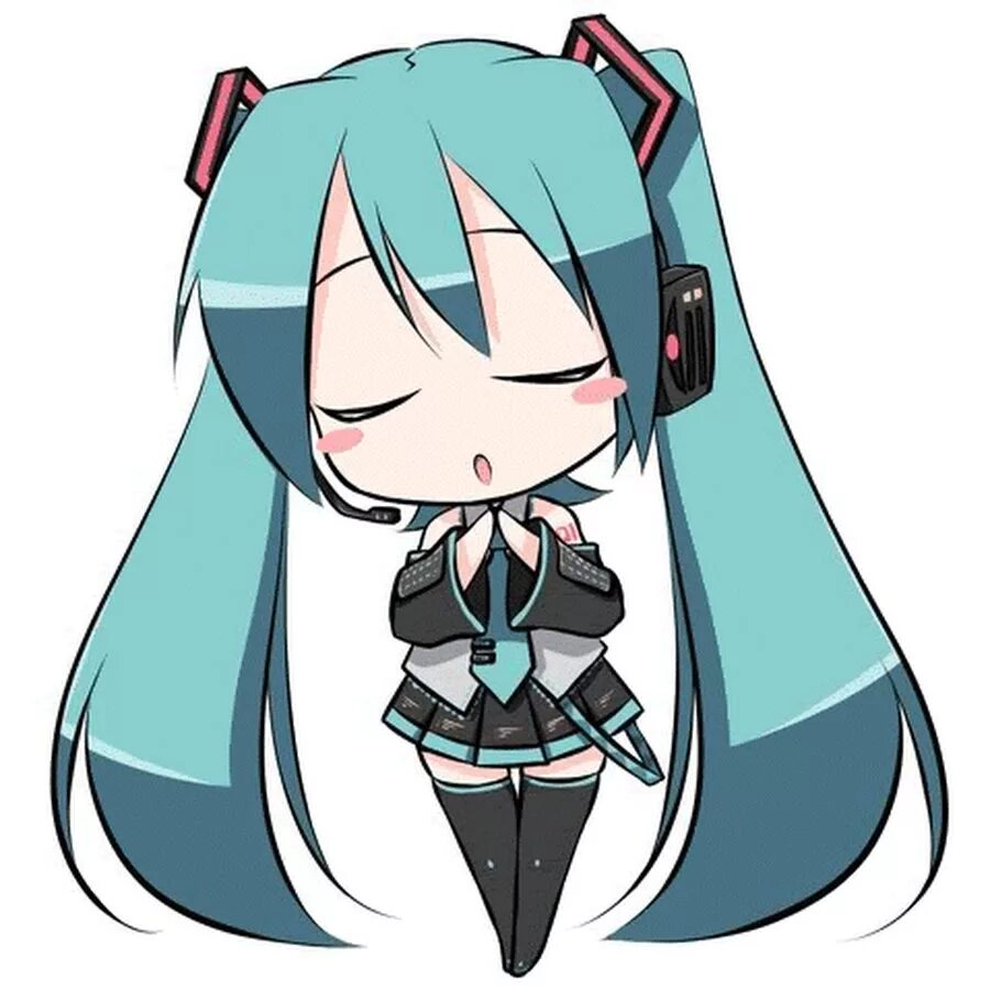 Miku gif. Мику Чиби. Хацунэ Мико Стикеры. Хацунэ Мику Стикеры.