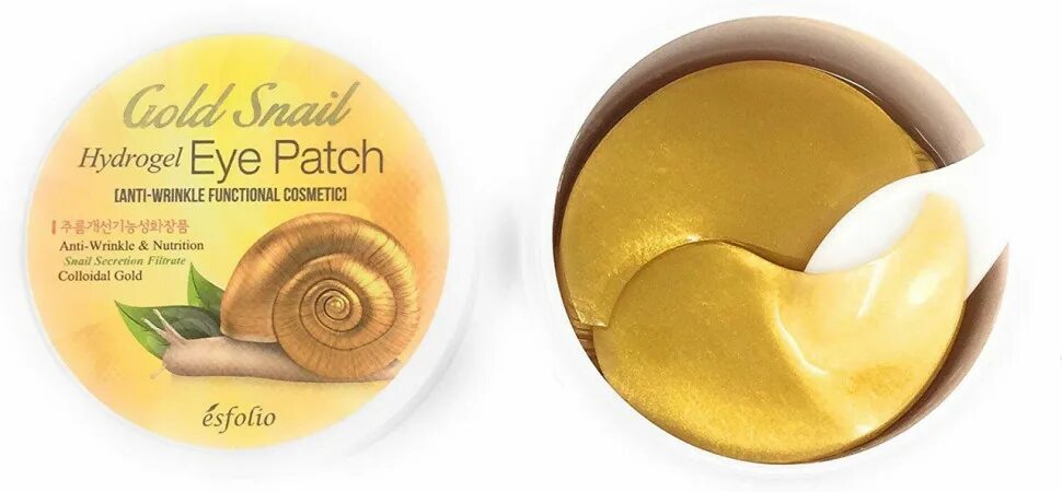 Gold hydrogel patch