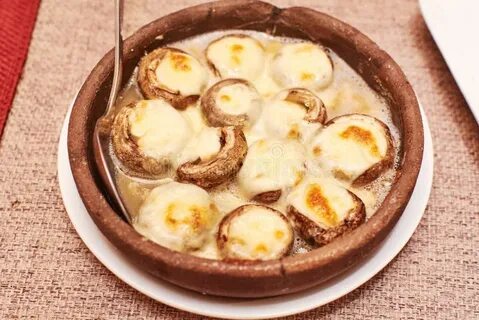 Baked mushrooms