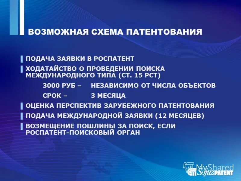 В соответствии с парижской конвенцией. Схема международного патентования. Процедура патентования. Международный поисковый орган. Тренды в патентовании.