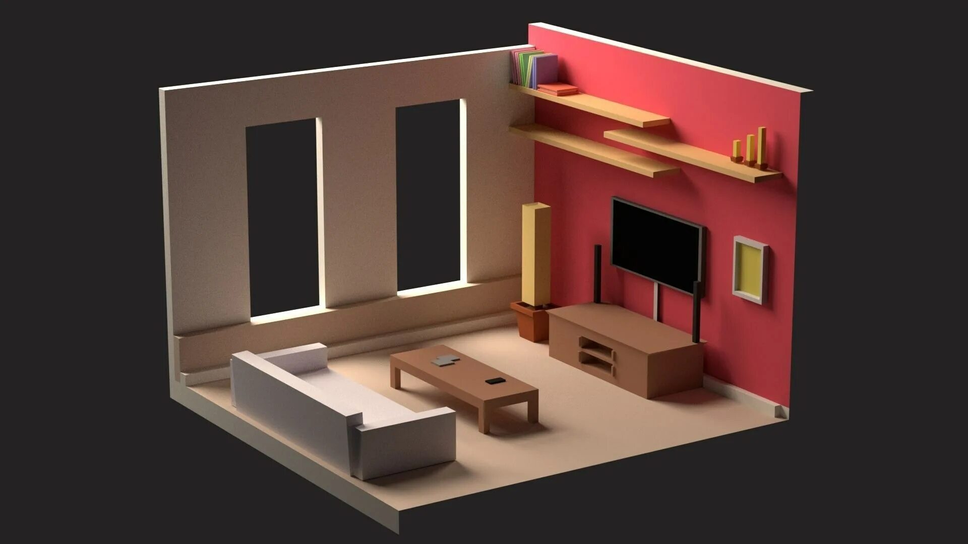 Комната 3д модель. Комната 3d low poly. лоу поли интерьер. лоу поли 3д рум. low poly 3d models комната.