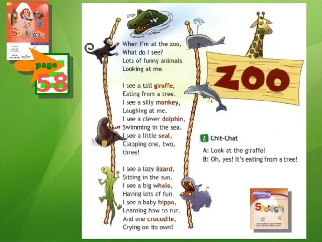 Funny animals 4 класс. Spotlight 4 животные. Спотлайт 4 класс animals. Spotlight 4 учебник. Funny english 4