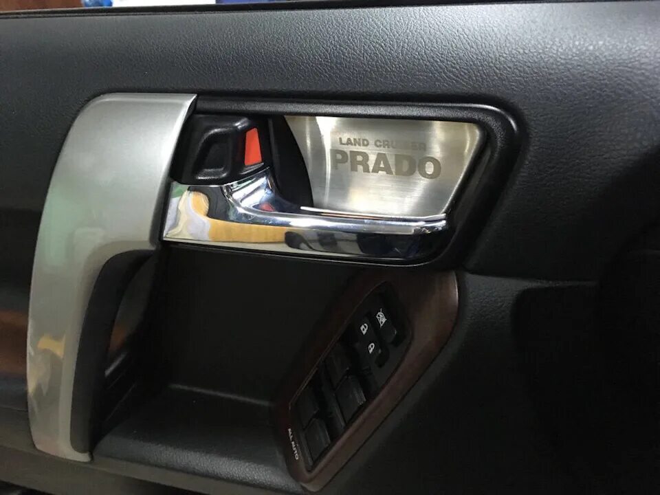 Бронирование ручек - Toyota Land Cruiser Prado 150-series, 2,7 л, 2013 года тюни