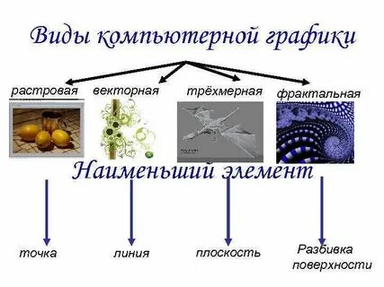 Укажите виды графики