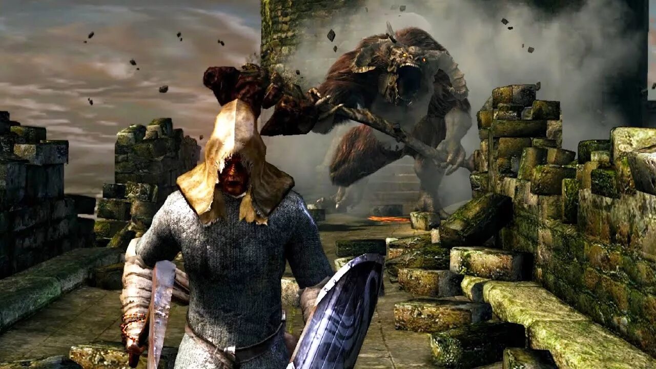 Dark Souls 1 геймплей. Dark Souls 1 Taurus. Демон соулс боссы. Demon's Souls 2-1 босс. Игра первый босс