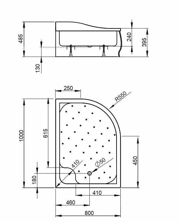 Поддон 100х80 Jacob Delafon. Радиус душевого поддона 80х100. Душевой поддон 100х80 чертеж. Triton поддон 70х150. 650 радиус