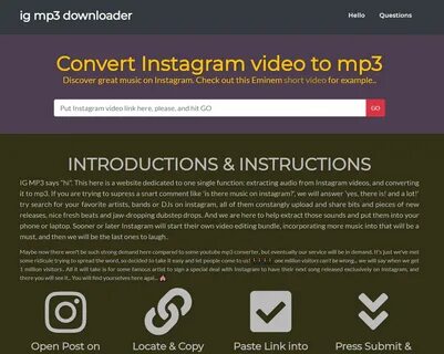 Parlak küresel Gürültülü download video instagram convert mp3 kan modernize etme