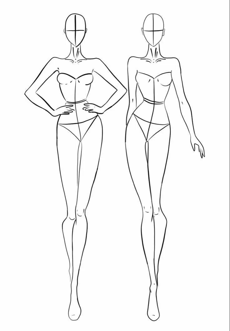 Pin by momo on Fashion Illustration; Fashion model drawing, Fashion figure drawi