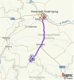Карта нижнего новгорода арзамас