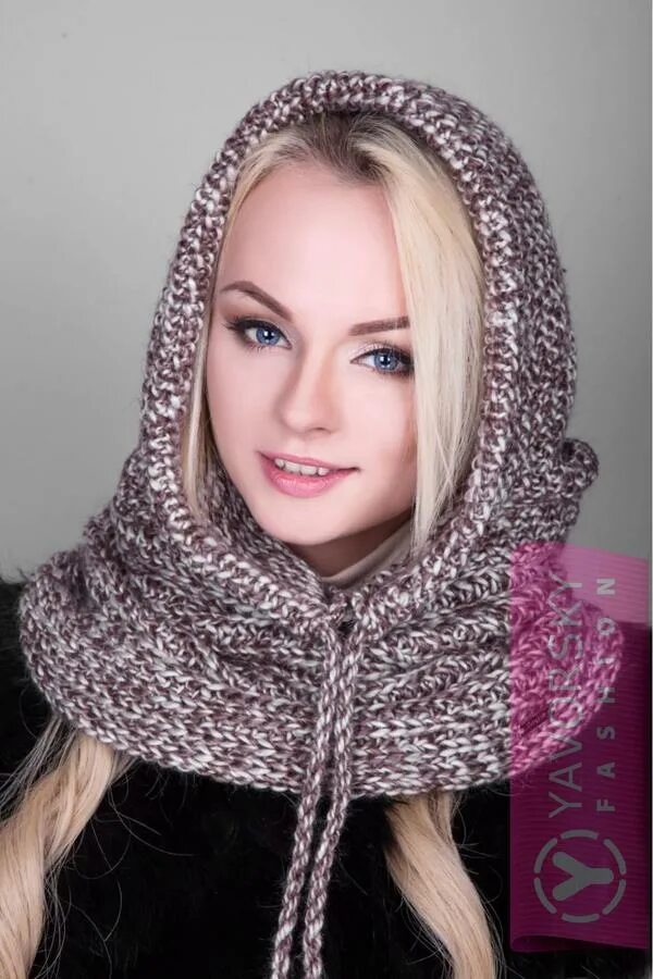 Комбинированный капюшон. Шапка next Hooded Snood. Капор Chanel.