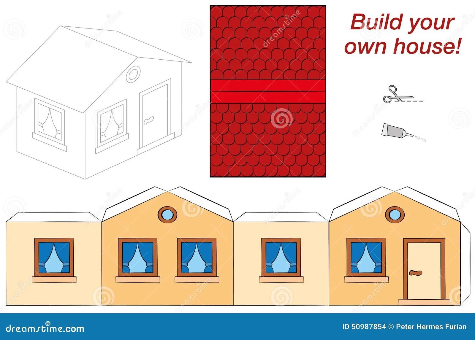 Макет домика для детей. Домик из бумаги. Макет бумажного домика. Объемный домик. Объемный домик для детей.