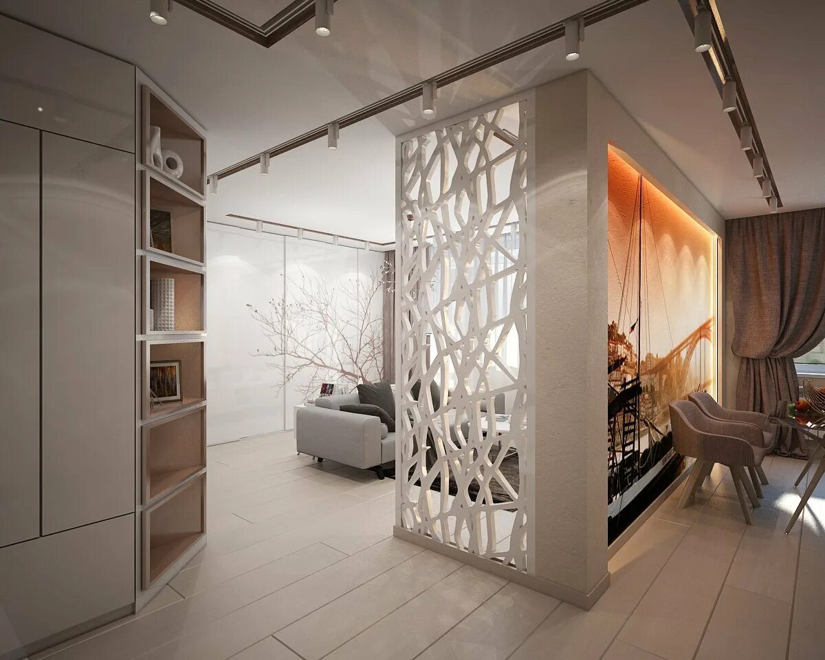 Перегородка в гостиной для зонирования. Перегородка в спальне для зонирования. Стеллаж-перегородка 1664*372*2045 дуб сонома 3584883. Реечная перегородка. Интерьерные перегородки для зонирования пространства.