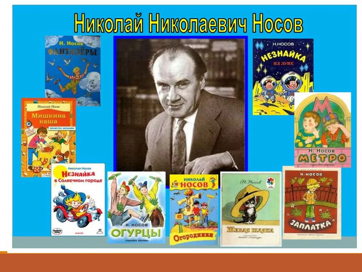 Биография носова 3 класс презентация. Н Н Носов детский писатель.