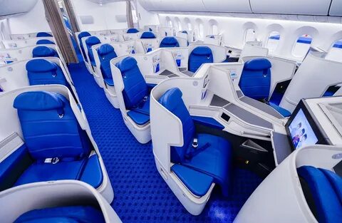Боинг 787 дримлайнер салон