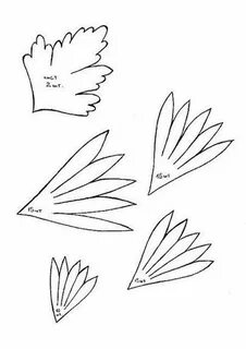 Шаблоны листьев из фоамирана