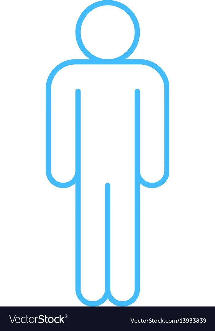 Man sign. Man symbol. human icon.