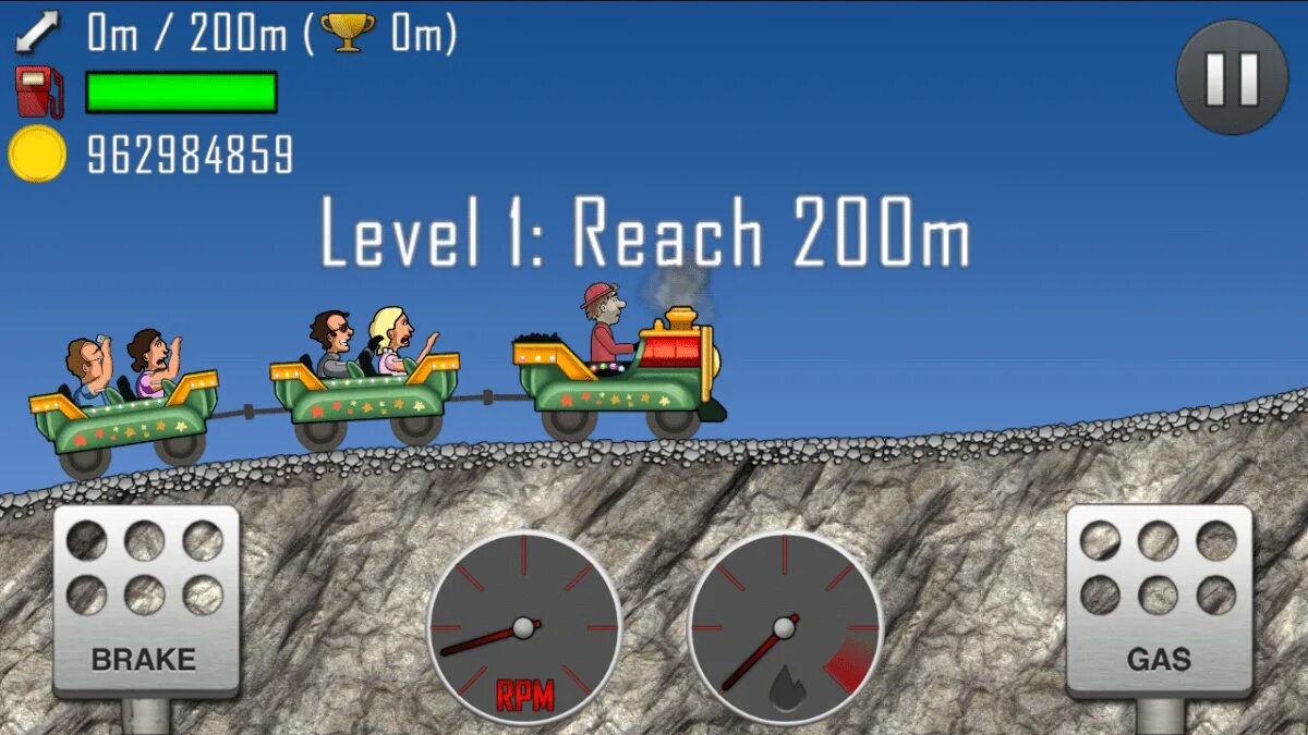 Чит деньги hill climb racing